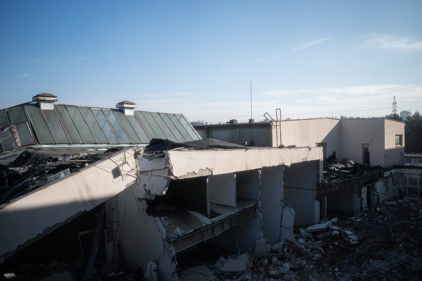 demolice továrny Aritma ve Vokovicích 