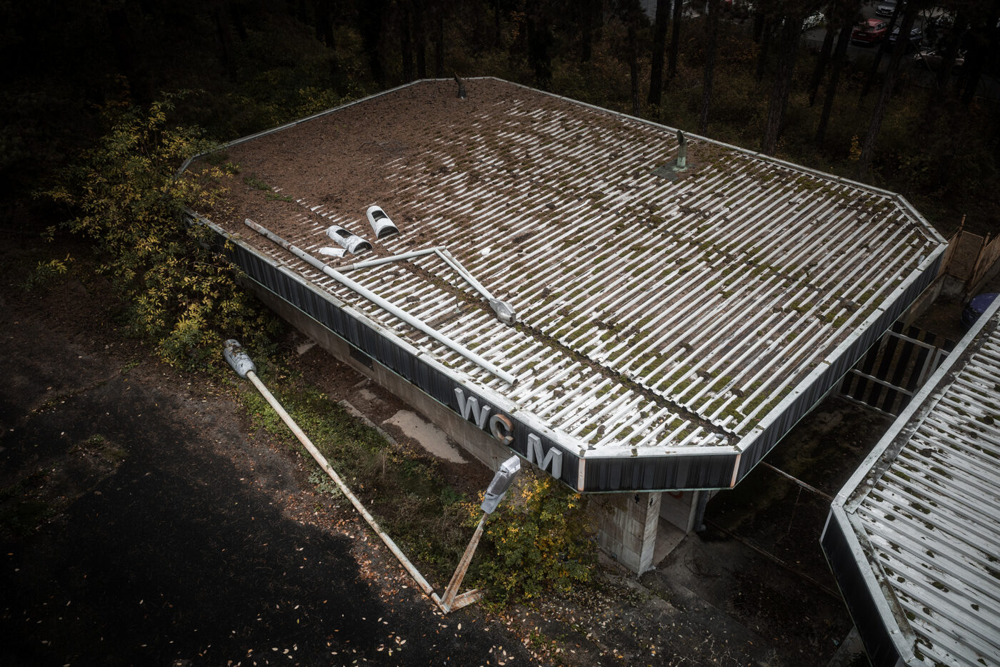 havarijní stav stadionu Evžena Rošického
