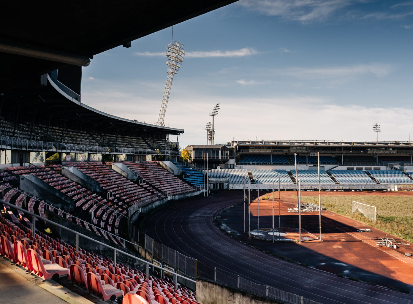 tribuna stadionu Evžena Rošického na Strahově