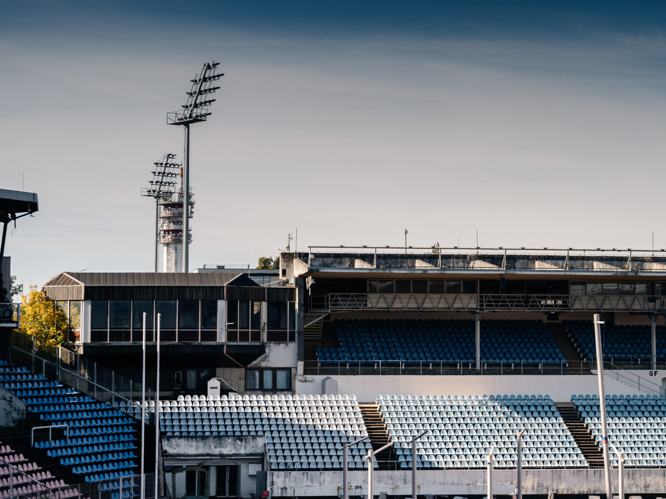 tribuna stadionu Evžena Rošického na Strahově
