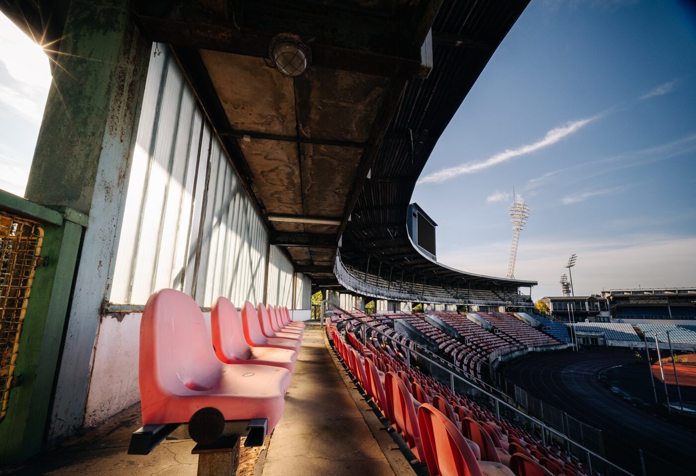 tribuna stadionu Evžena Rošického na Strahově