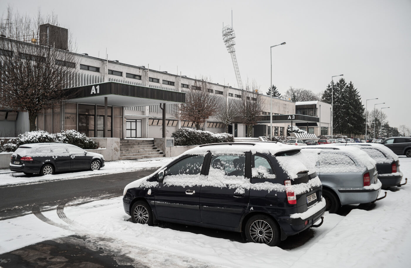 pohled na stadion Evžena Rošického na Strahově