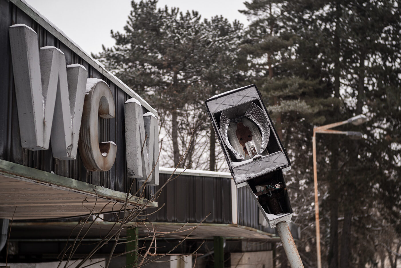 havarijní stav stadionu Evžena Rošického