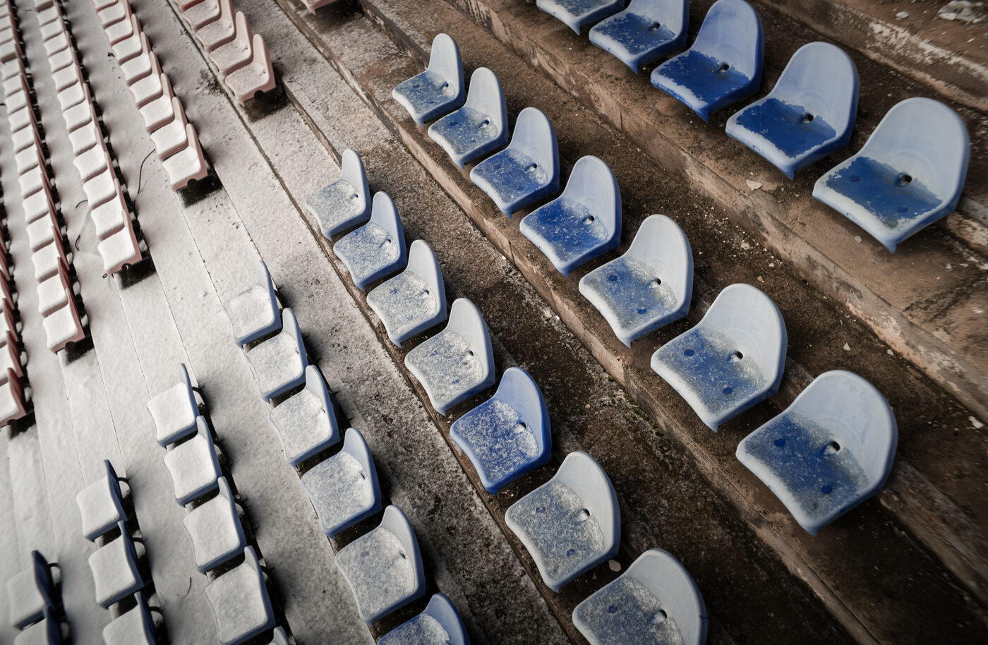 havarijní stav stadionu Evžena Rošického