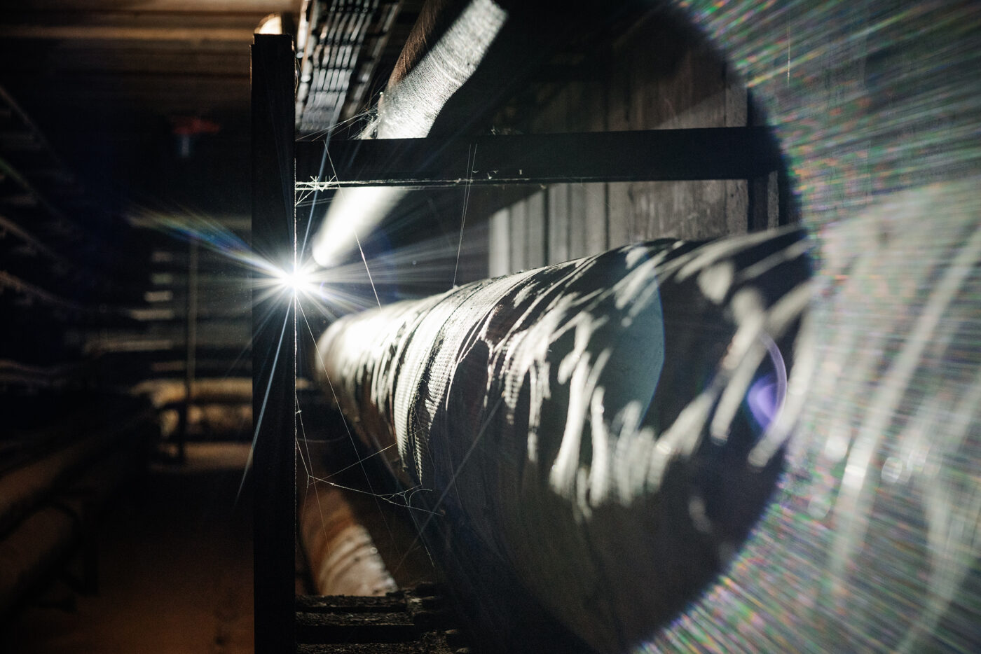 podzemní kolektory pod strahovskými stadiony v Praze