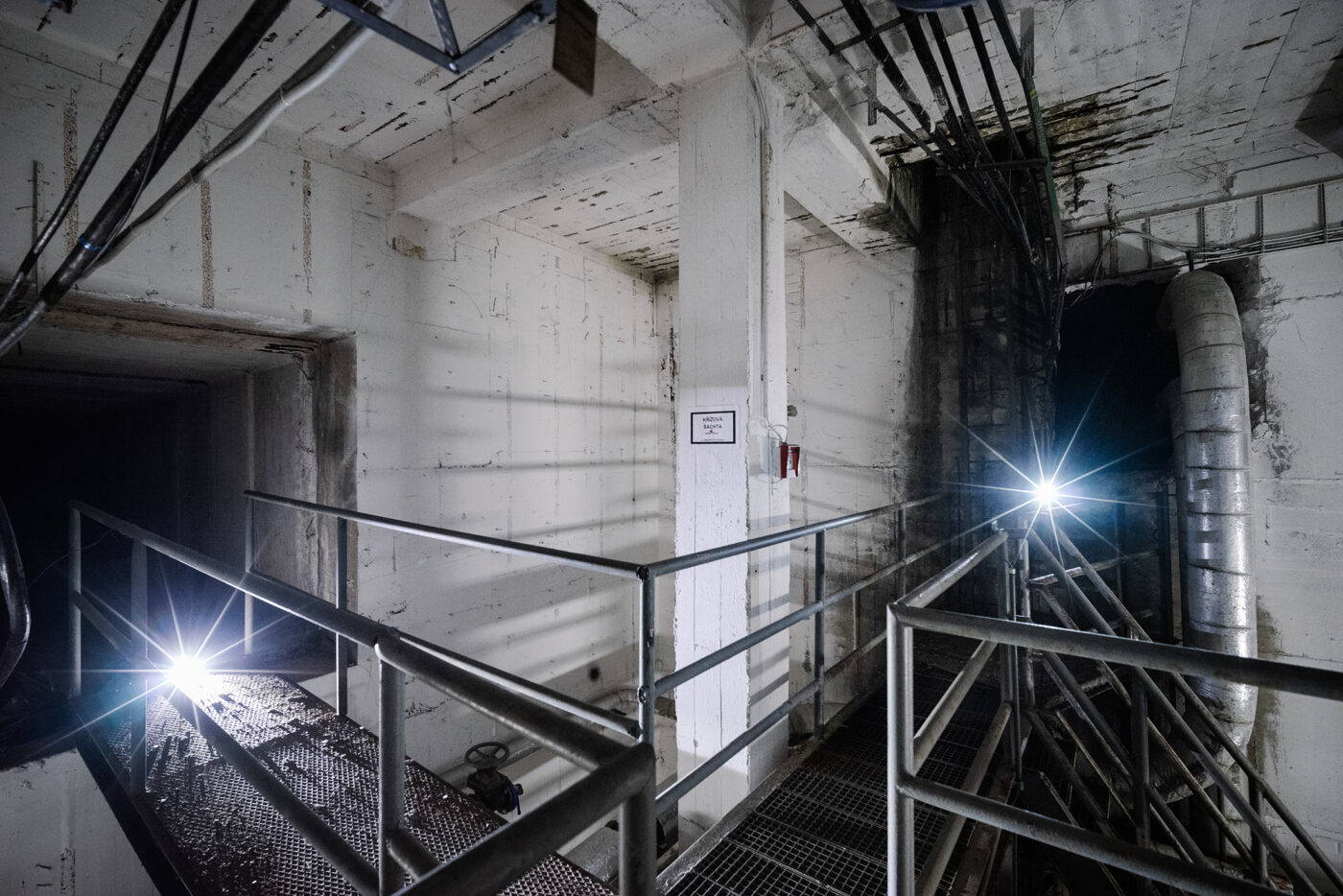 podzemní kolektory pod strahovskými stadiony 