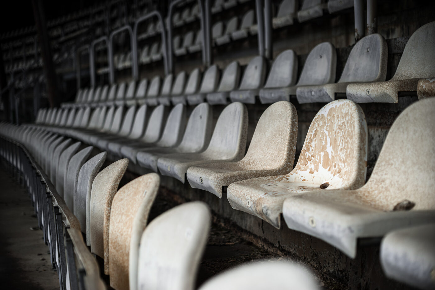 havarijní stav stadionu Evžena Rošického