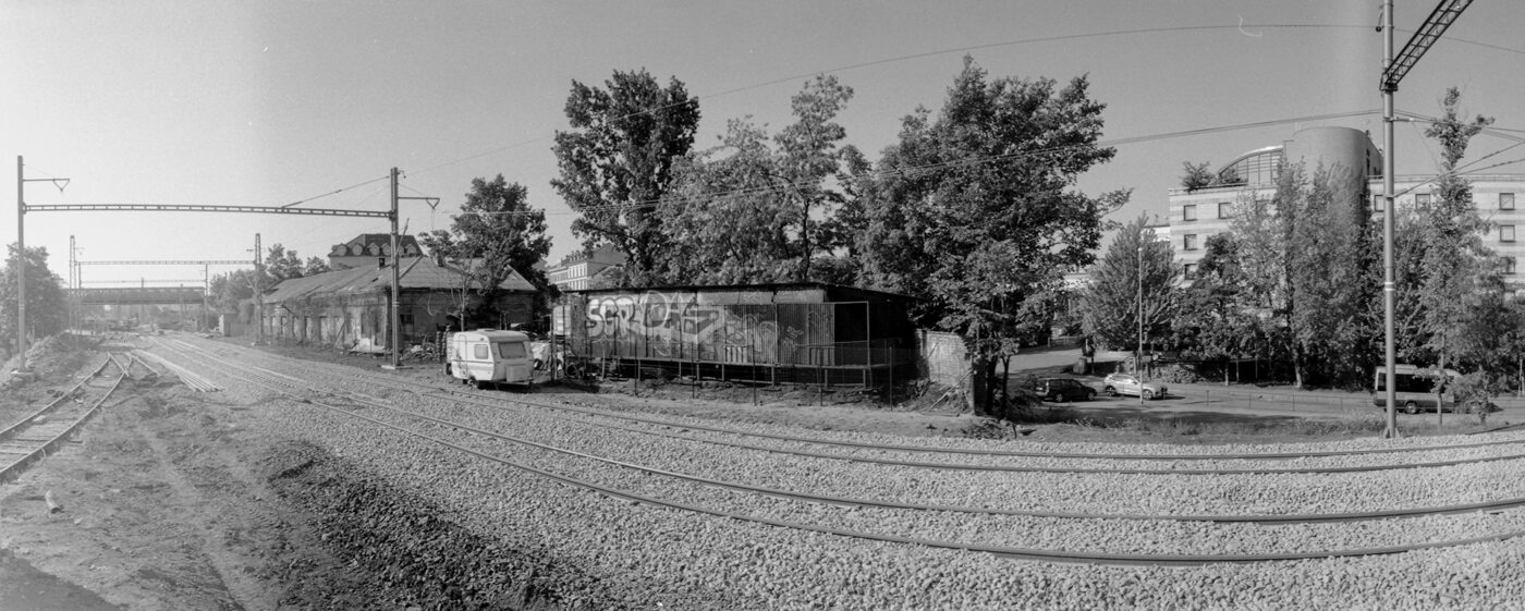 Analogová Panoramatická fotografie Prahy, Praha panoramatická, fotoaparátem Horizon 202